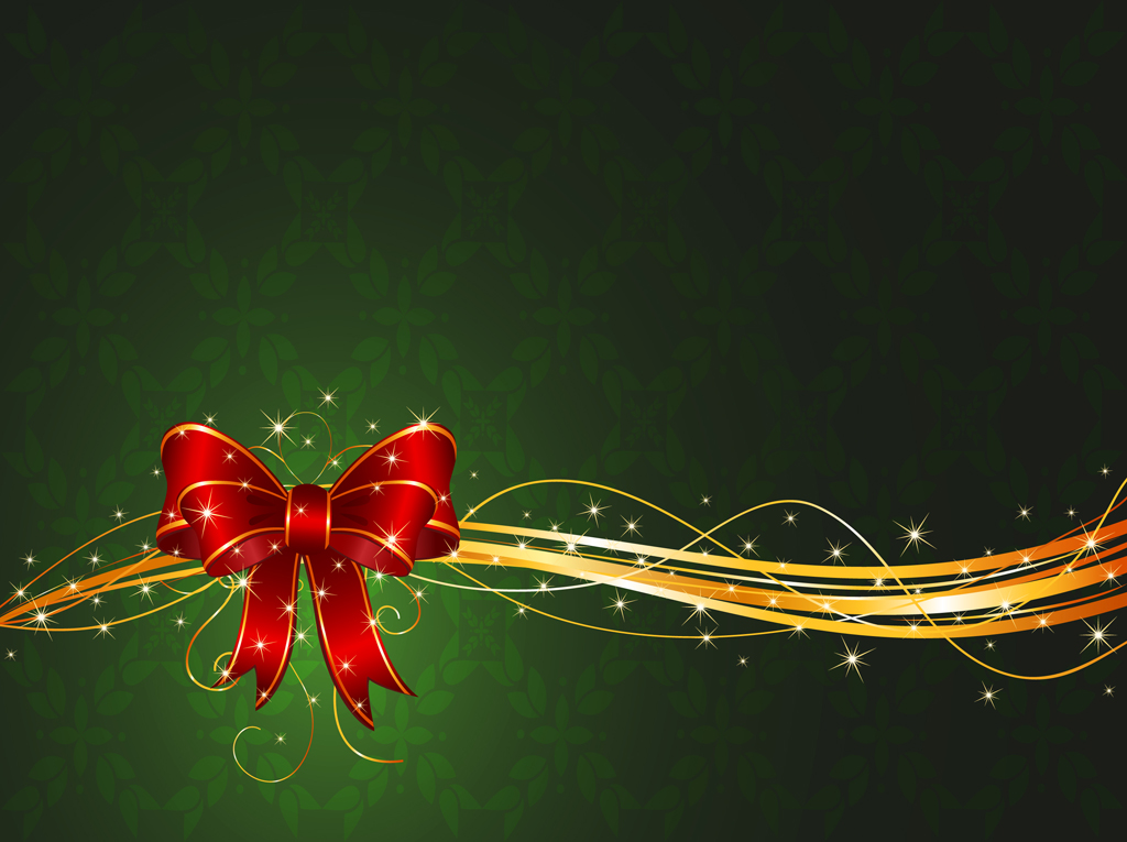 1024x765 Vector Christmas Ribbon Vector Art Amp Graphics