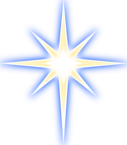 437x500 Christmas Star Vector Image Public Domain Vectors