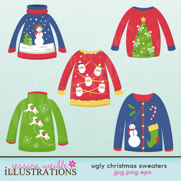 600x600 Free Clipart Christmas Sweater