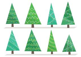 286x200 Free Christmas Tree Vector Art