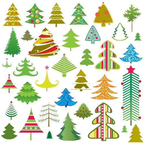 499x495 Lovely Christmas Tree Vector Free Vector In Encapsulated