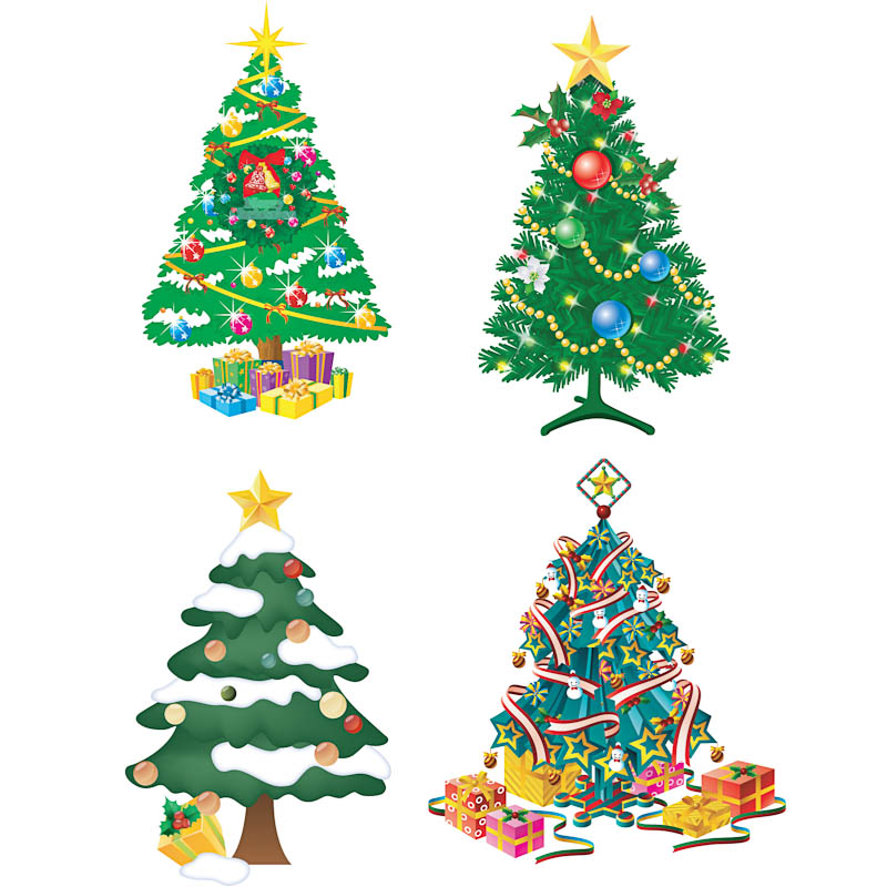 800x800 Christmas Tree Illustrations Vector Vector Graphics Blog