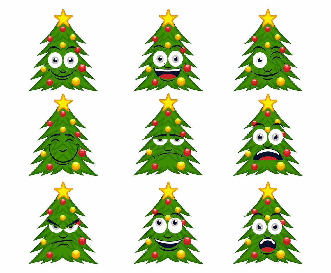 1136x936 Free Cartoon Christmas Tree Vector Vector Art Amp Graphics