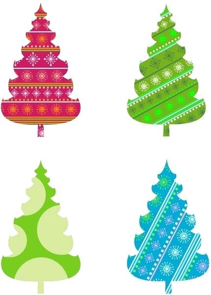 430x600 Clip Art Free Christmas Tree Abstract Tree Vector Graphics Free