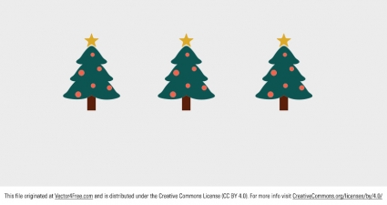 425x225 Cute Christmas Tree Vector Free Vectors Ui Download
