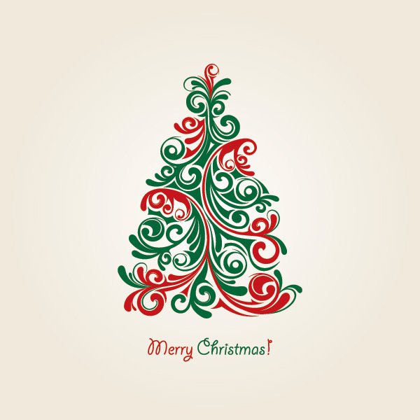 600x600 Christmas Tree Vector Free Vector Free Vectors Ui Download