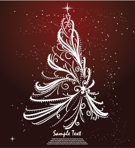 546x600 60 Free Christmas Vector Design Resource For Greeting Cards And