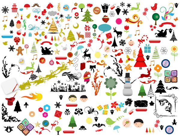 600x453 Christmas Adornment Vector Design 02 Free Download