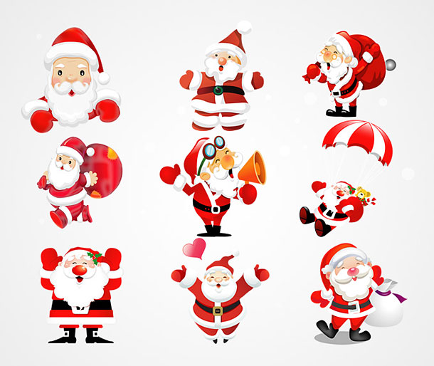 610x514 Christmas Vector Clip Art Free Download