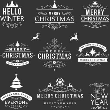 368x368 Black And White Christmas Vector Art Free Vector Download (218,132