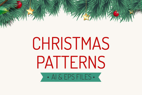 600x400 Christmas Vector Patterns Free Download Vector Patterns