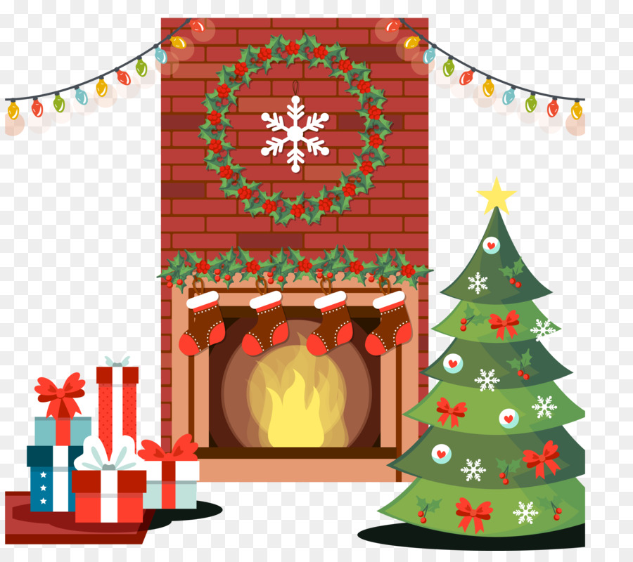 900x800 Download Christmas Tree Christmas Vector House