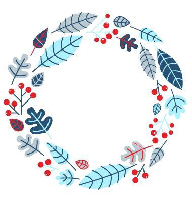 380x400 Free Christmas Wreath Vector Art Christmaswalls.co