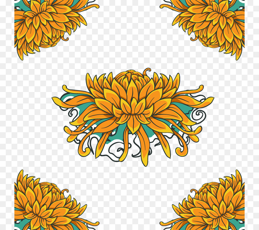 900x800 Visual Arts Floral Design Chrysanthemum Brush Illustration