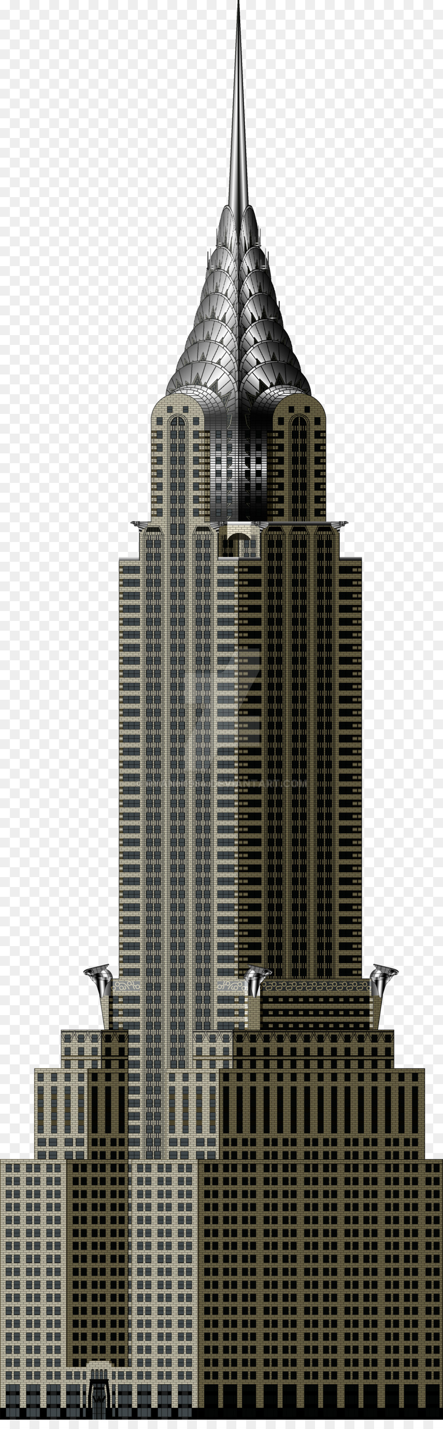 900x2900 Skyscraper Clipart Chrysler Building