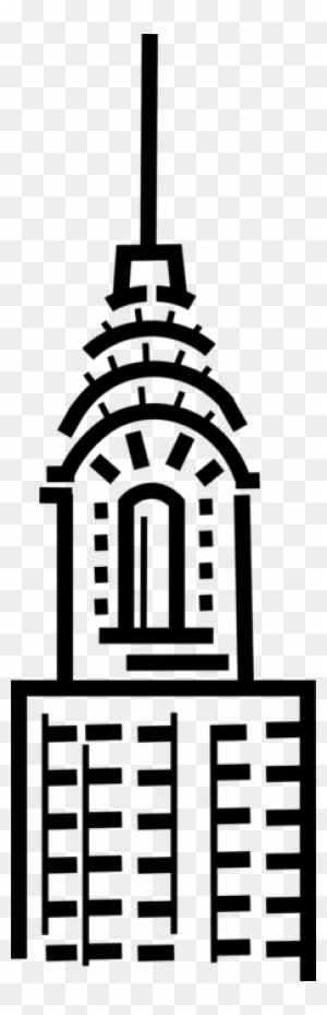 300x929 Vector Illustration Of Chrysler Building Iconic Art