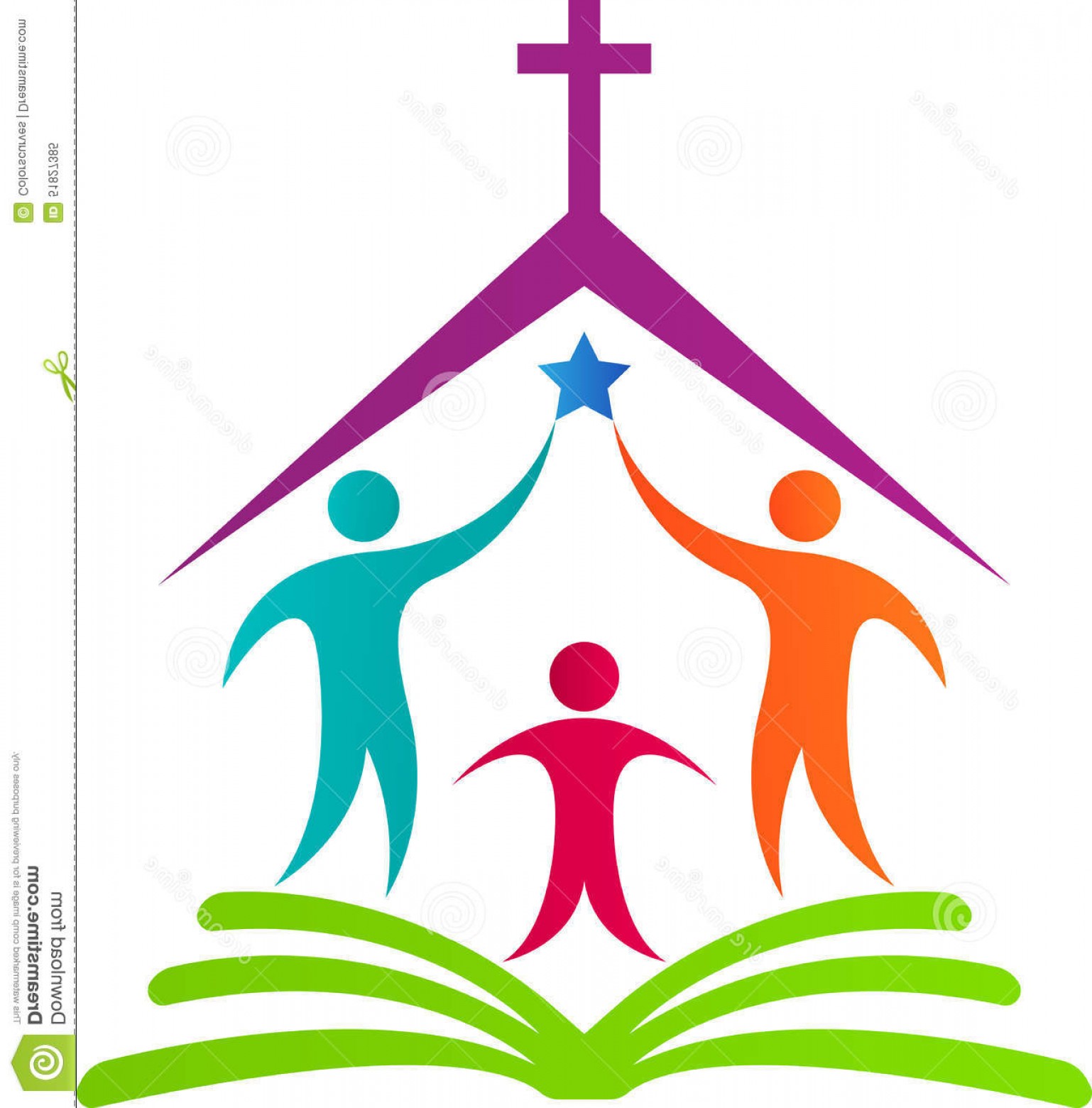 1538x1560 Stock Illustration Church Logo Vector Drawing Represents Design
