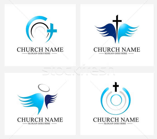 600x532 Church Logo Vector Illustration Razvan Ionut Dragomirescu