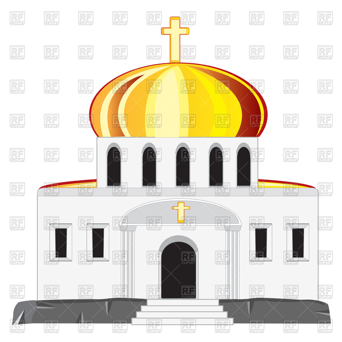 1200x1200 Orthodox Church Vector Image Vector Artwork Of Architecture