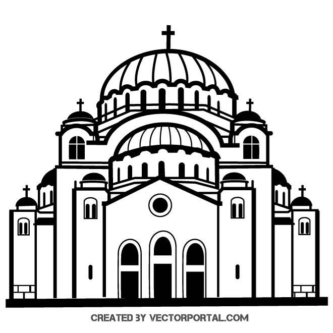 660x660 Church Free Vector 123freevectors