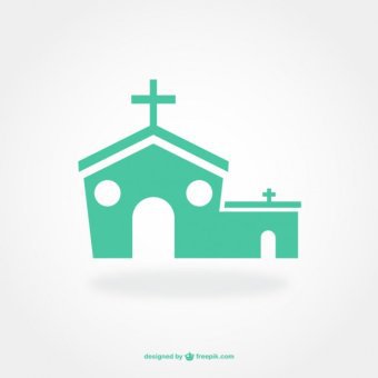340x340 Churches Free Vector 123freevectors