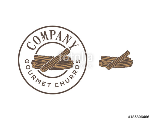 500x400 Eat Churros Food On The Restaurant Illustration Hand Drawing