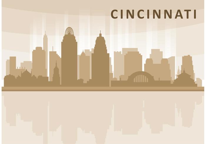 700x490 Cincinnati Skyline Vector