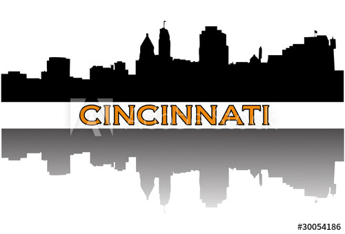 500x340 Cincinnati Skyline