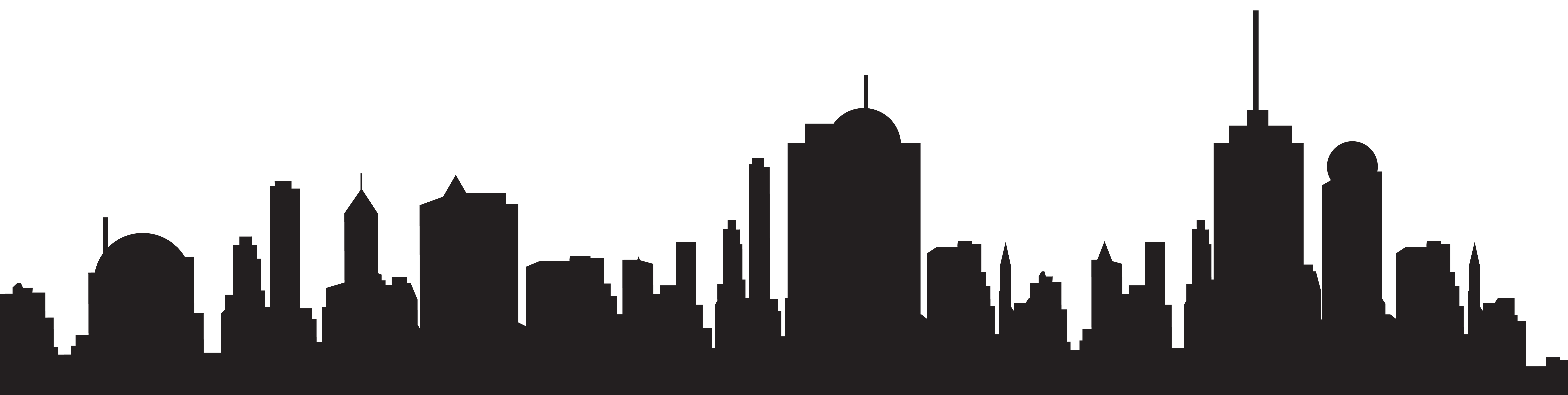 8000x2018 City Skyline Vector 2