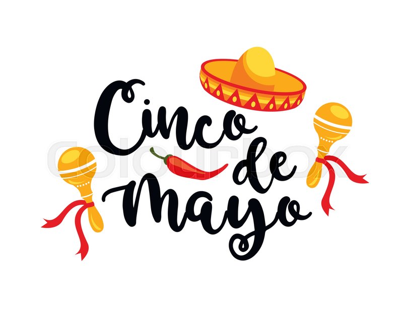 800x632 Cinco De Mayo. Vector Illustration With Traditional Mexican