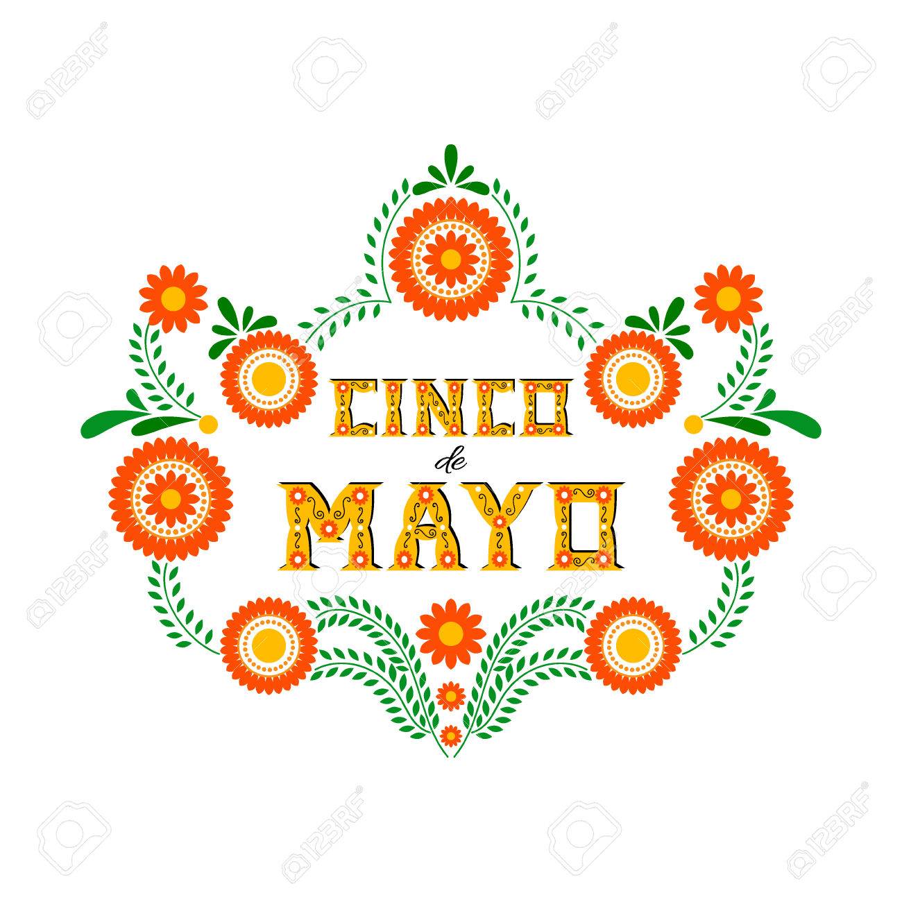 1300x1300 Collection Of Free Flowen Clipart Cinco De Mayo. Download On Ubisafe