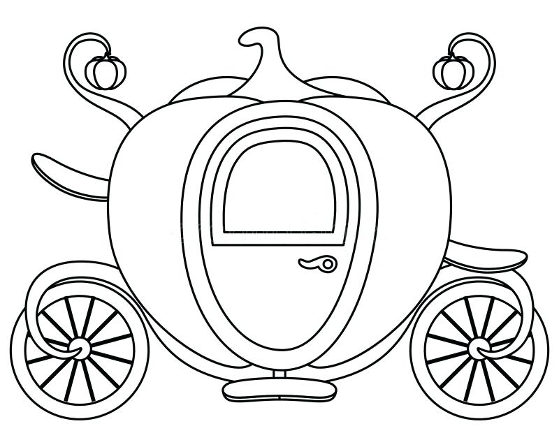 800x640 Cinderella Carriage Coloring