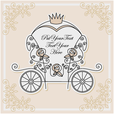 458x458 Cinderella Carriage Template Astonishing 14 Wedding Invitation