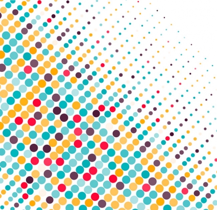 425x412 Colored Circles Background Vector Free Vector Download In .ai