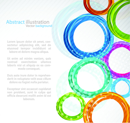 425x401 Colorful Circles Backgrounds Art 01 Free Download