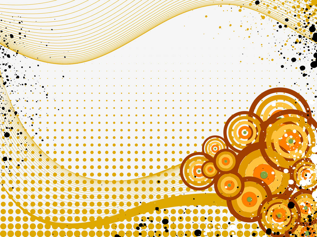 1024x765 Grunge Circles Background Vector Art Amp Graphics