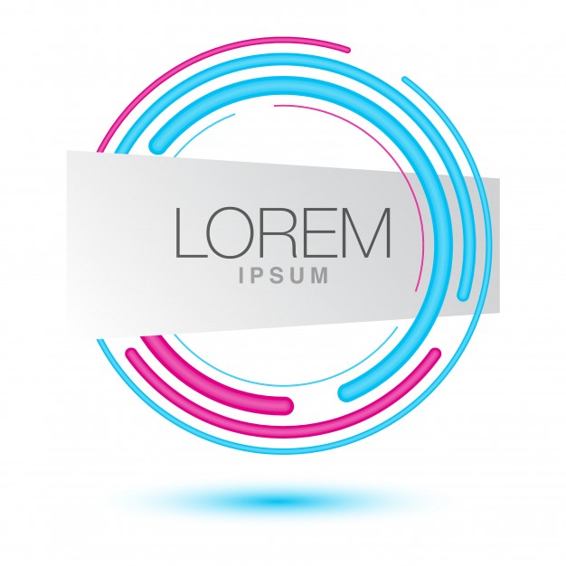 626x626 Circle Banner Design Vector Premium Download