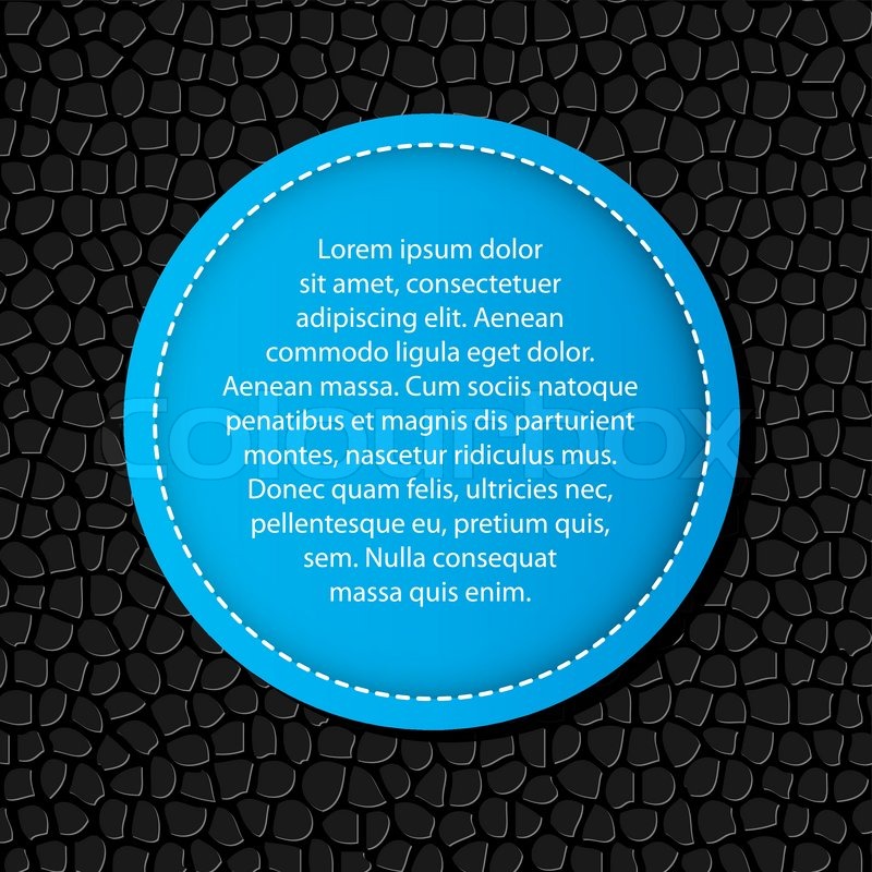 800x800 Circle Banner Vector Illustration Background Stock Vector