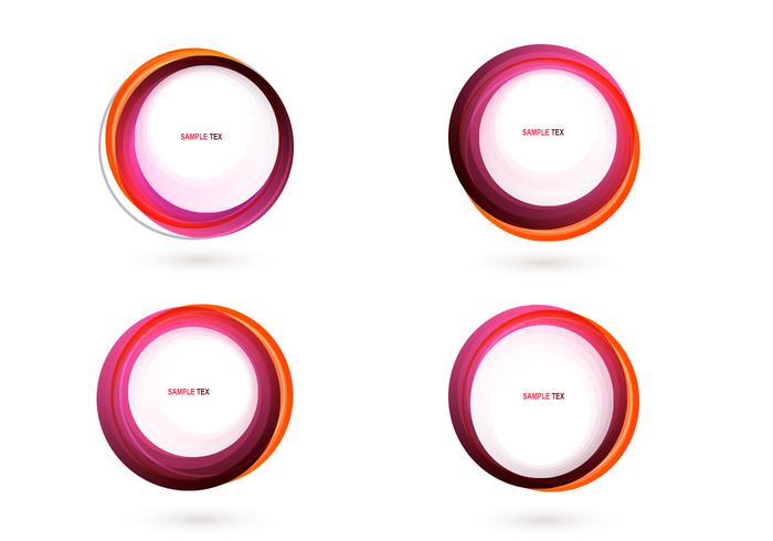 700x490 Pink Circle Banner Vector Pack