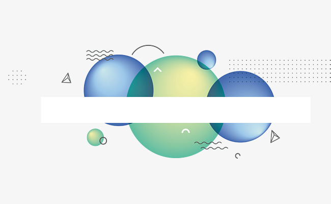 650x400 Blue Circle Banner, Vector Png, Business Banner, Blue Circle Png