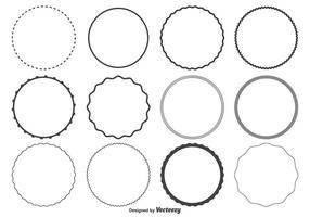 286x200 Circle Border Free Vector Art