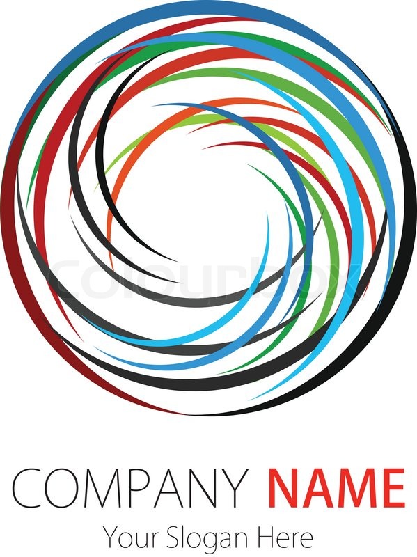 599x800 Company (Business) Logo Design, Vector, Circle Stock Vector