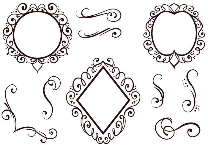 700x490 Free Ornaments Vectors