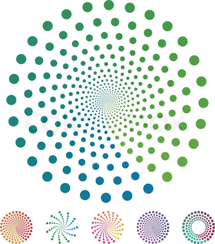 707x800 Dots Pattern. Vector Elements Made Of Circles. Vector Design