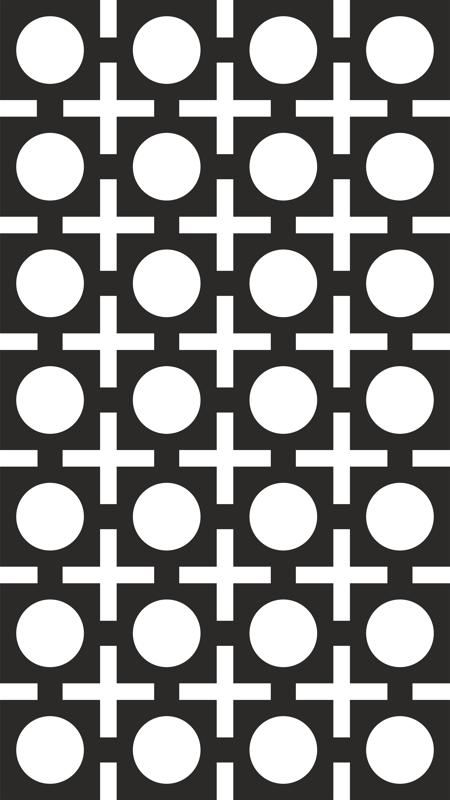 450x800 Seamless Square Circle Pattern Vector Free Vector Download