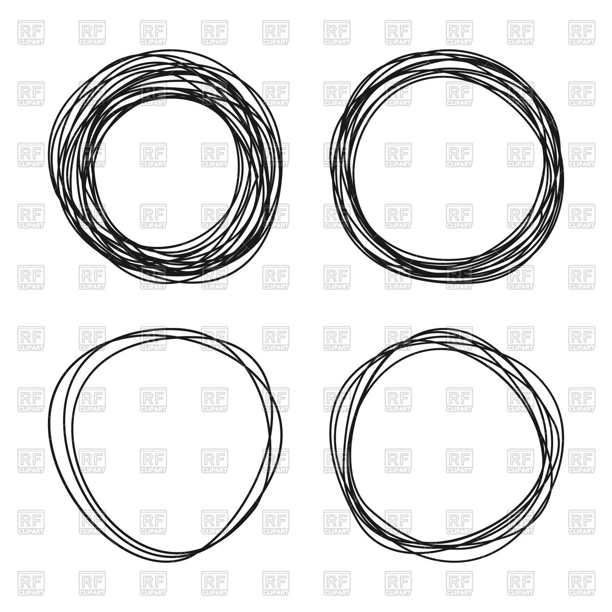 1200x1200 Circle Sketch Vector Image Vector Artwork Of Design Elements
