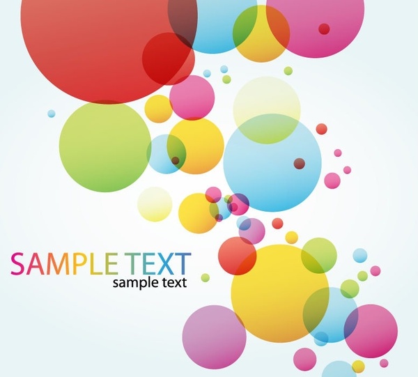 600x541 Colorful Circle Vector Background Free Vector In Encapsulated