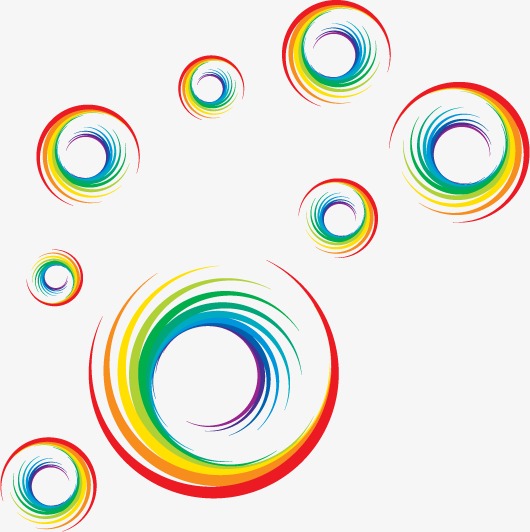 530x532 Vector Rainbow Circle, Rainbow Vector, Circle Vector, Vector Png