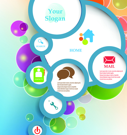 436x465 Range Circle For Text Template Vector Background 05 Free Download