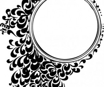 336x280 Vector Filigree Circle Vector Clip Art